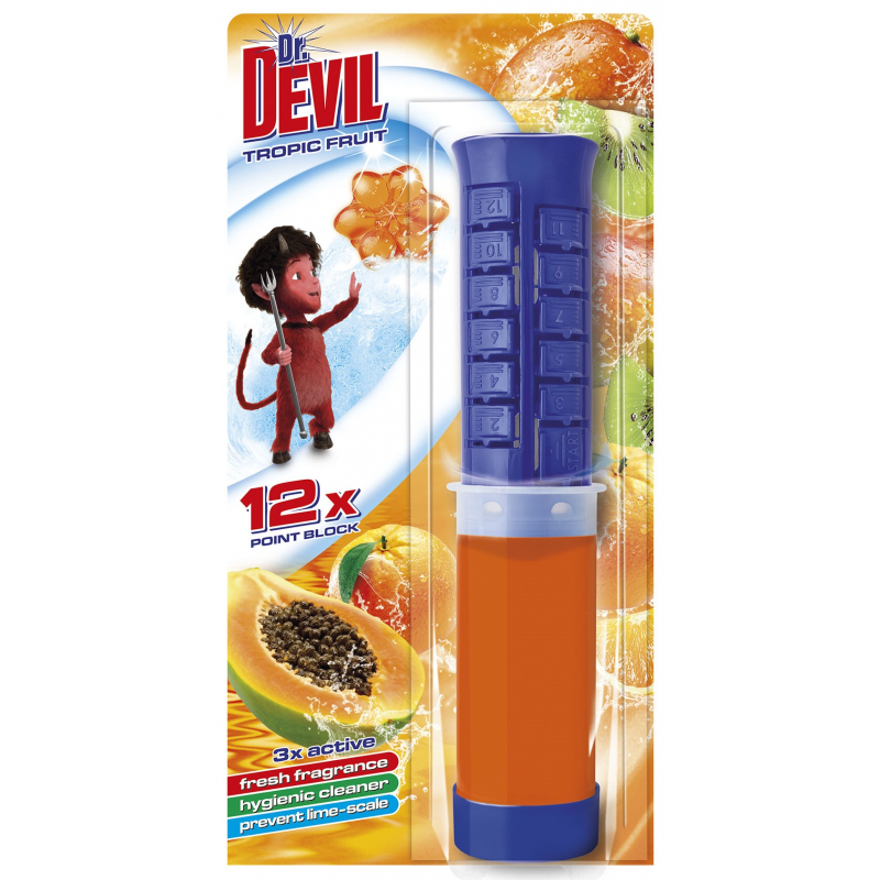 Dr. DEVIL WC Point Block 3v1 Tropic Fruit 75 ml