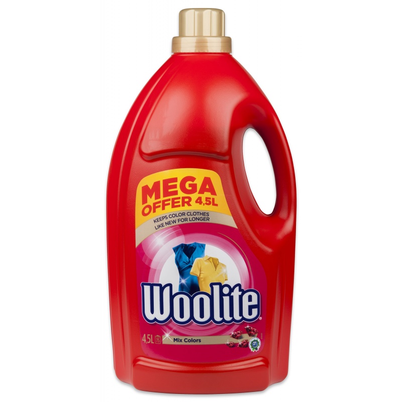 WOOLITE gel 4,5 l/75 PD Mix Colors
