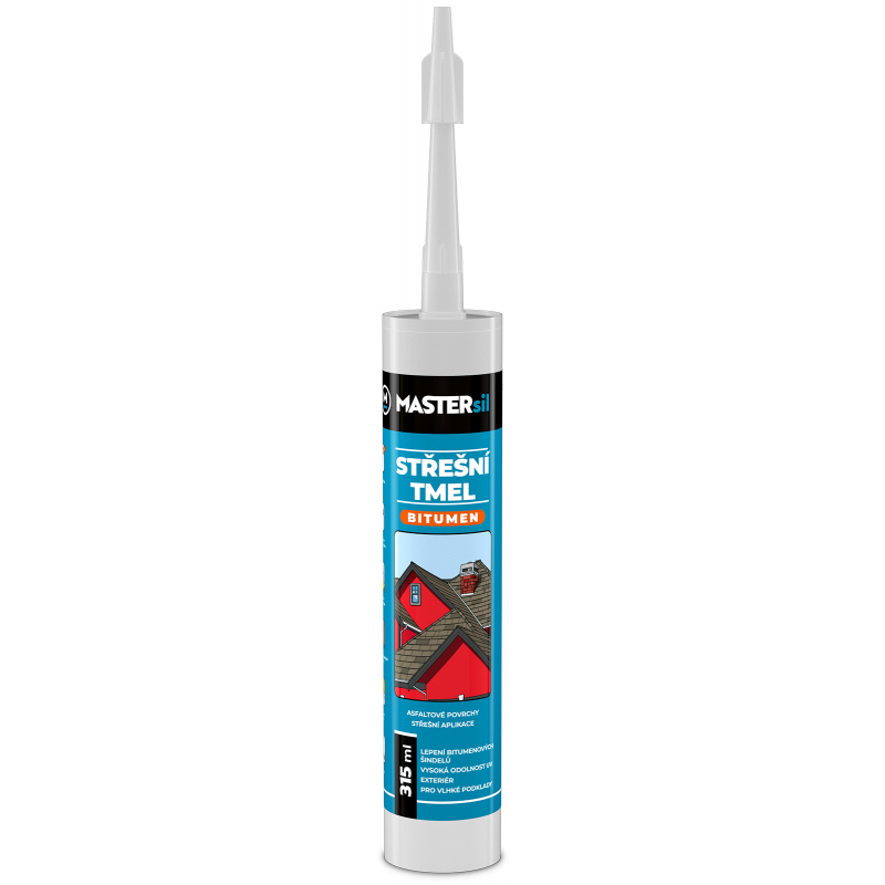Střešní tmel černá 315ml Mastersil