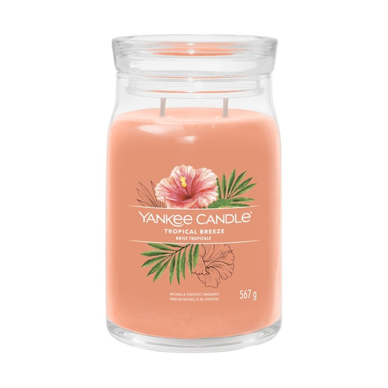 Svíčka YANKEE CANDLE Tropical Breeze 567 g, 2 knoty