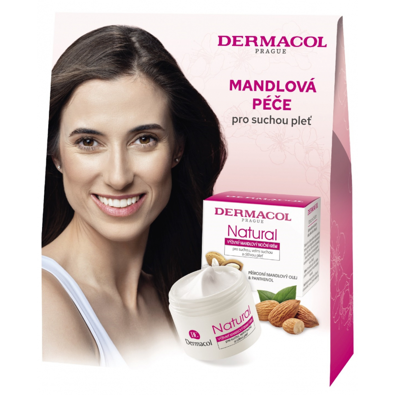 Kazeta DERMACOL mandlová péče /denní + noční krém/