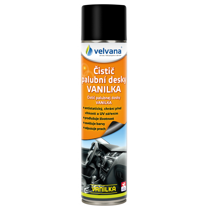 Čistič interiéru 600ml Velvana Autocleaner vanilka, sprej