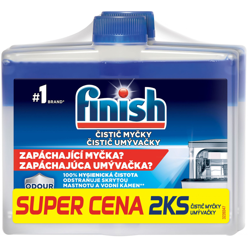 FINISH čistič myčky 2 x 250 ml Regular