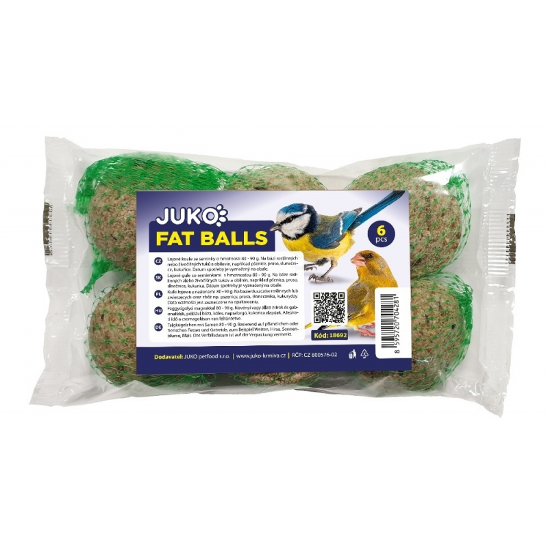 Lojová koule se semínky JUKO 90 g, 6 ks
