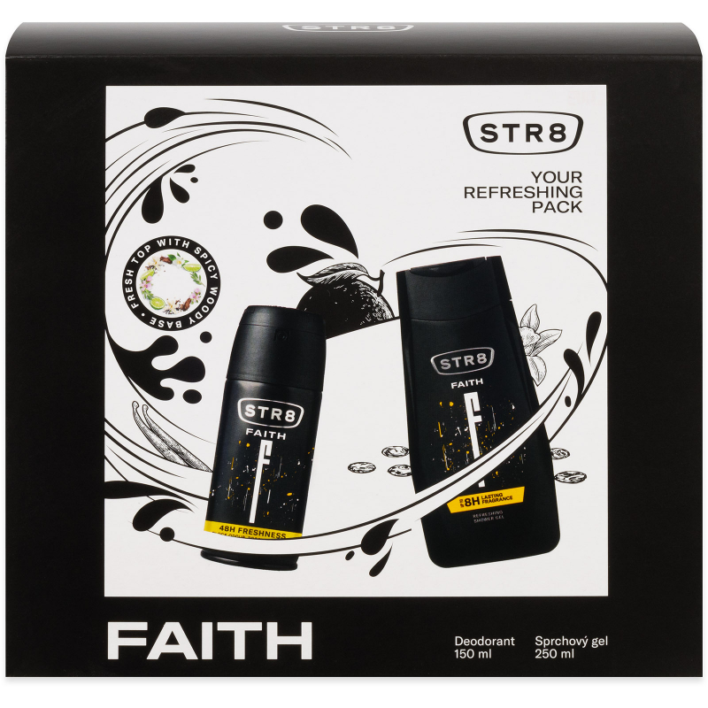 Kazeta STR8 Faith /deo 150 ml + SPG 250 ml/