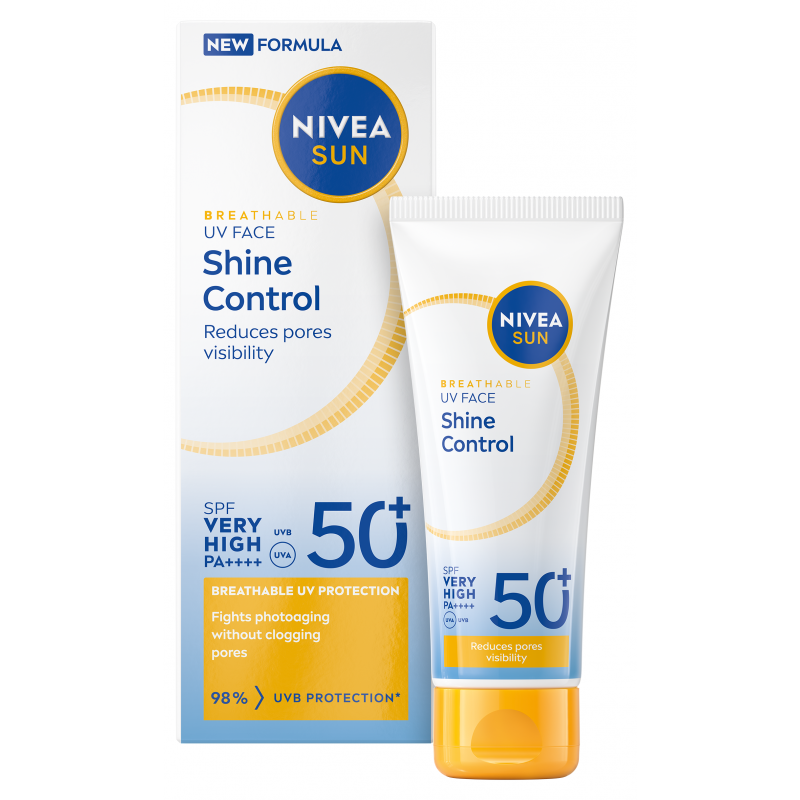 NIVEA SUN pleťový krém Shine Control SPF50+ 40 ml