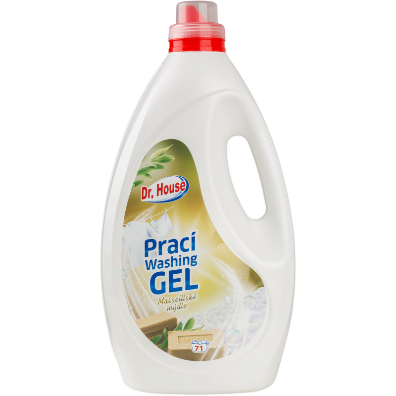 DR. HOUSE gel na praní Marseillské mýdlo 4,3 l