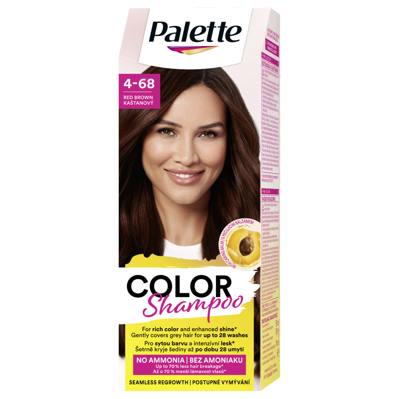 Barva PALETTE Color Shampoo 4-68 ka�tanov�