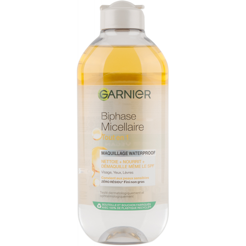 GARNIER dvoufázová micel. voda pro suchou a citlivou pleť 400 ml