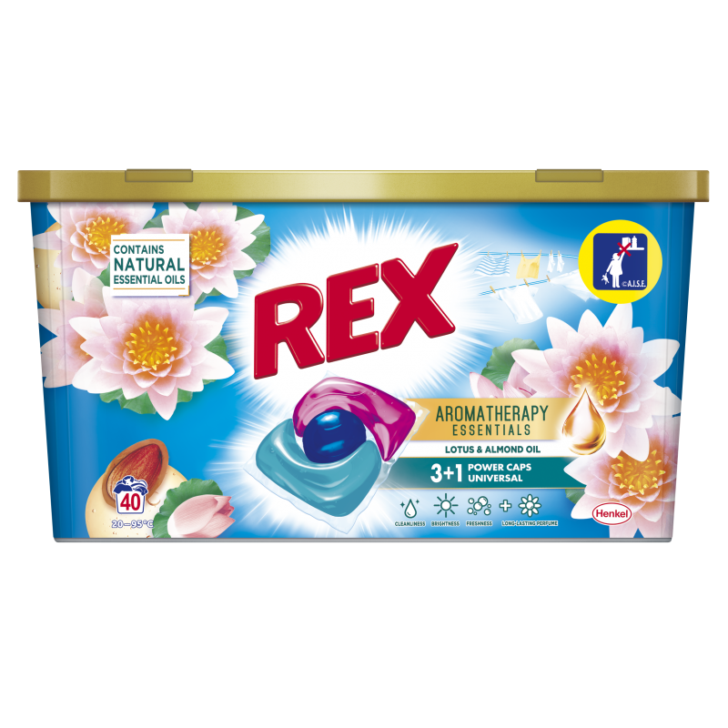 REX 3+1 PowerCaps AT Lotus Universal 40 praní