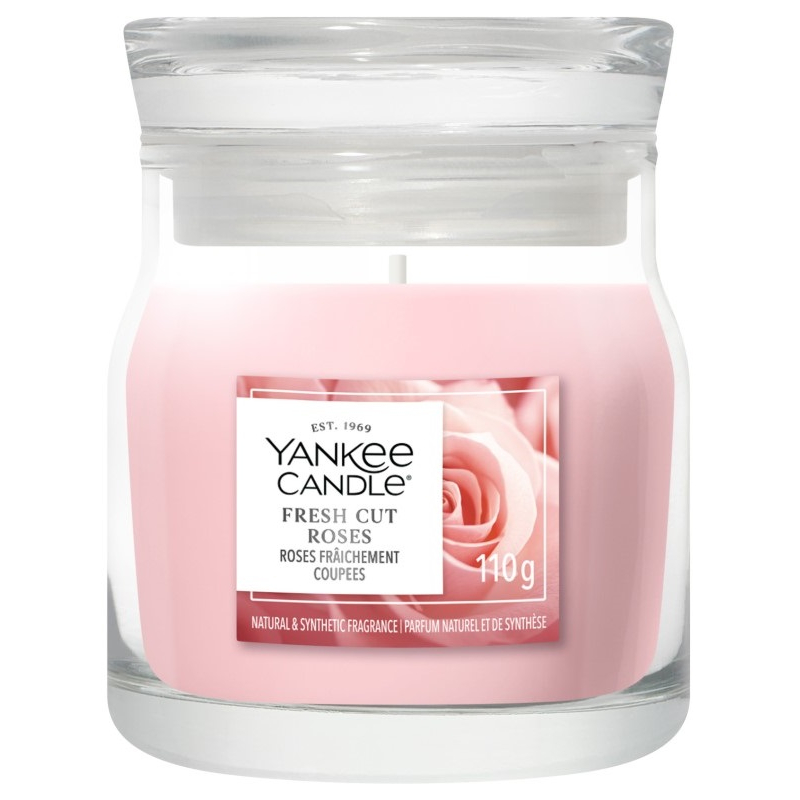 Svíčka YANKEE CANDLE Fresh Cut Roses 110 g
