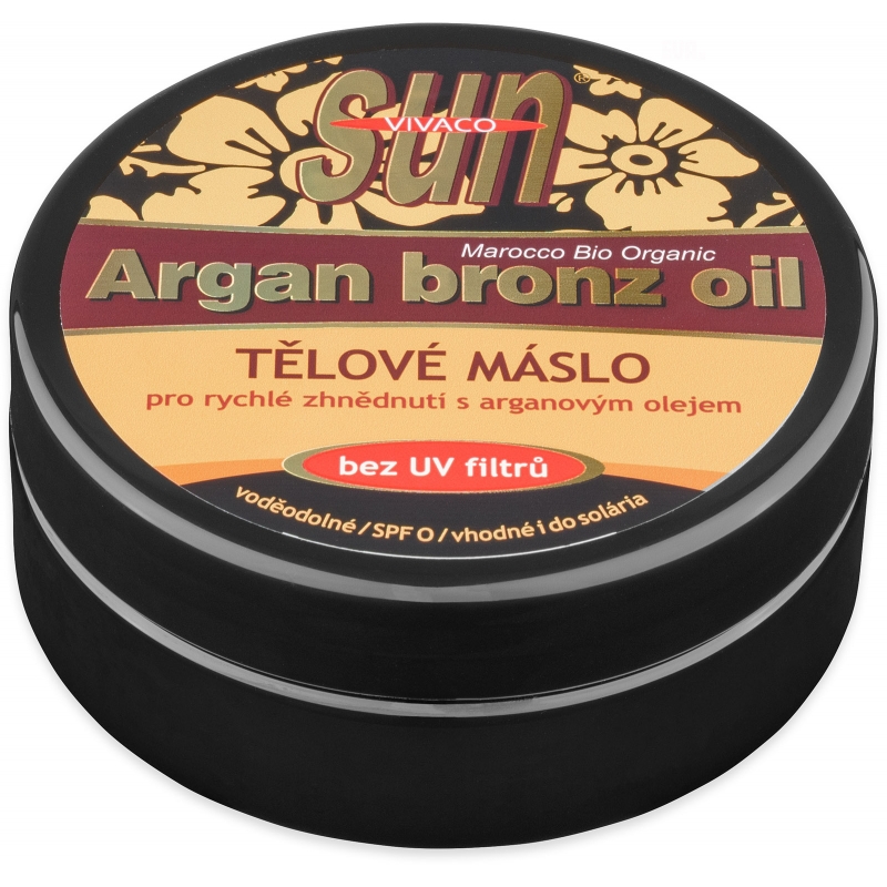 SUN Argan Bronz Oil tělové máslo 200 ml