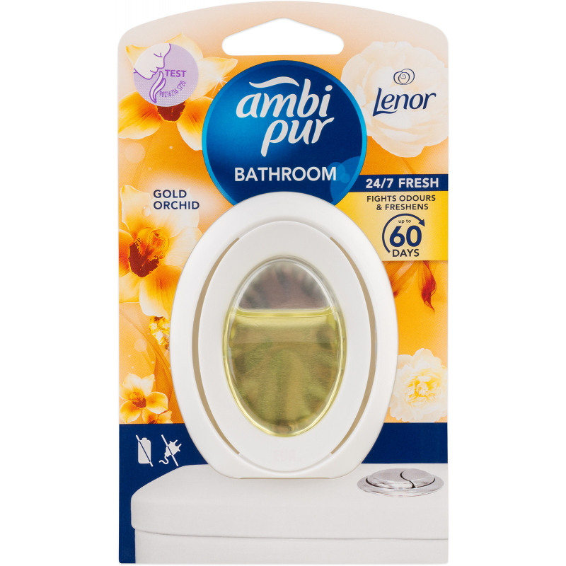 Ambi Pur osvěžovač do koupelny Gold Orchid 8 ml