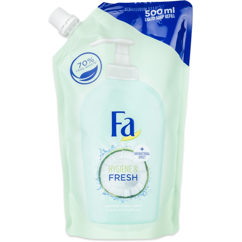 Mýdlo FA tekuté Hygiene & Fresh Coconut náplň 500 ml