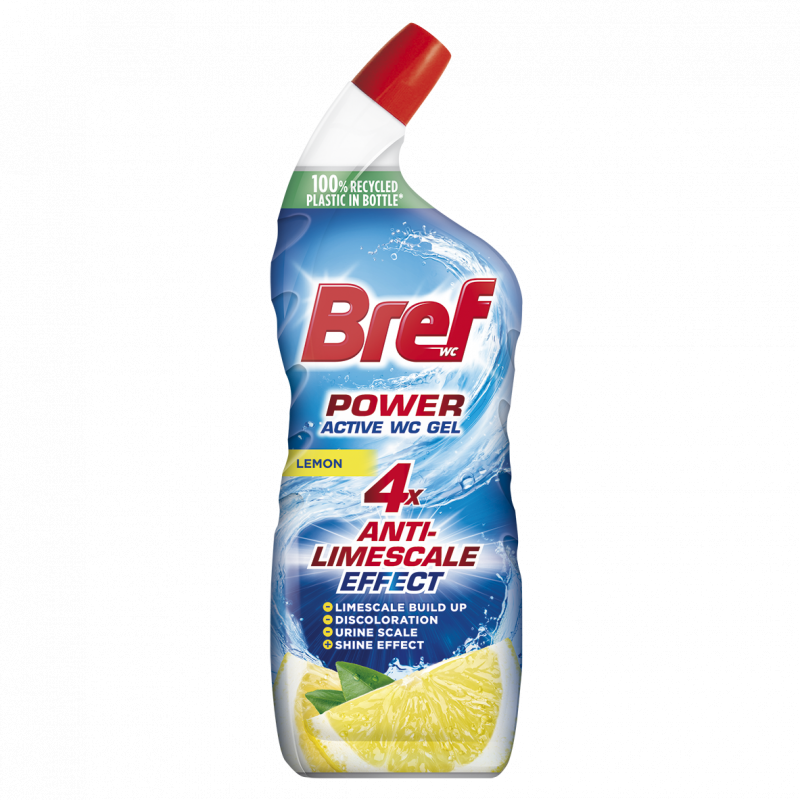 WC BREF Power Active gel Lemon 750 ml