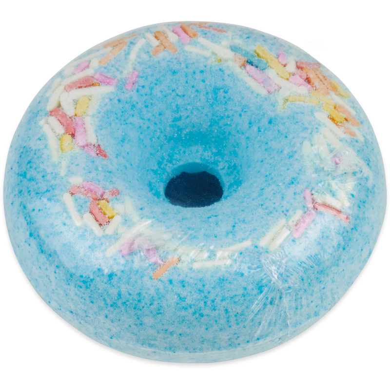 Šumivá bomba do koupele Donut modrý 70 g