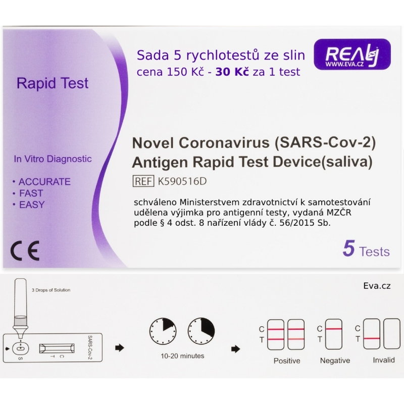 5 ks Novel Coronavirus (SARS-Cov-2) Antigen rapid test