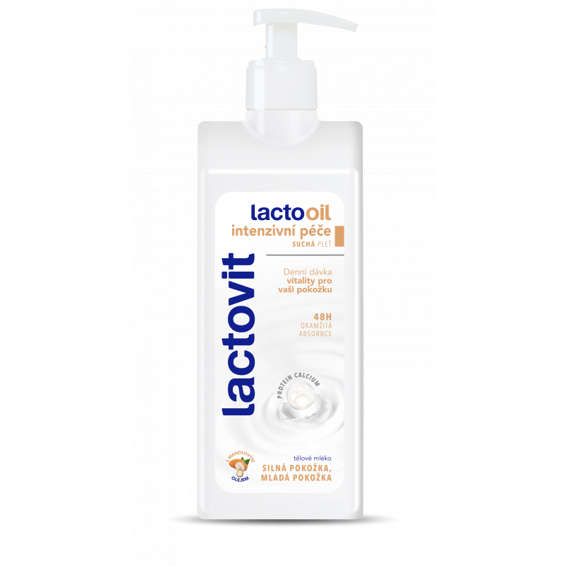 LACTOVIT Lactooil tělové mléko Intenzivní péče 400 ml
