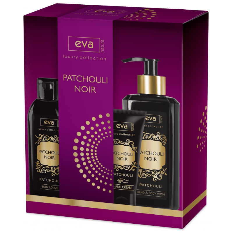 Kazeta EVA Natura Patchouli /mýdlo+mléko+krém na ruce/