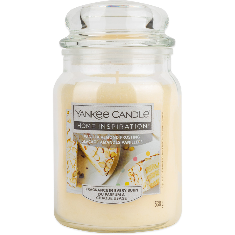 Svíčka YANKEE CANDLE Home Inspiration Vanilla Almond Frosting 538 g
