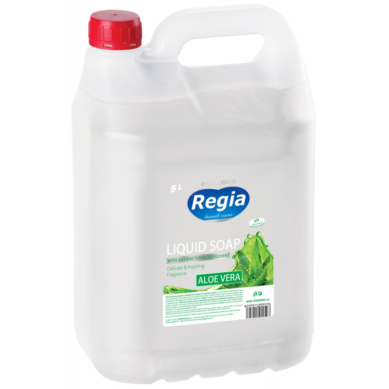 Mýdlo REGIA antibakteriální tekuté Aloe Vera 5 l