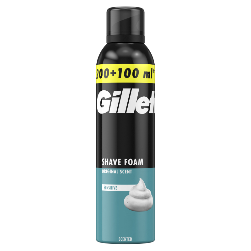 GILLETTE pěna na holení Sensitive 300 ml