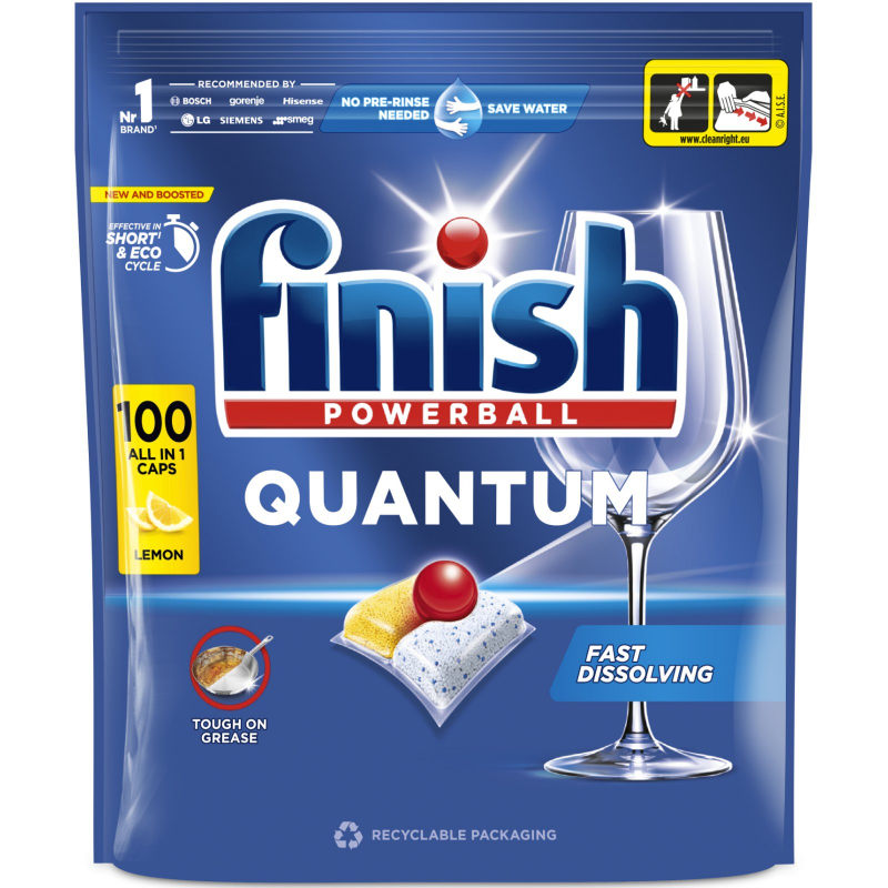 FINISH Quantum All in 1 tablety Lemon 100 ks