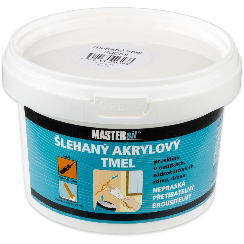 Ms Šlehaný akrylový tmel 500ml bílá