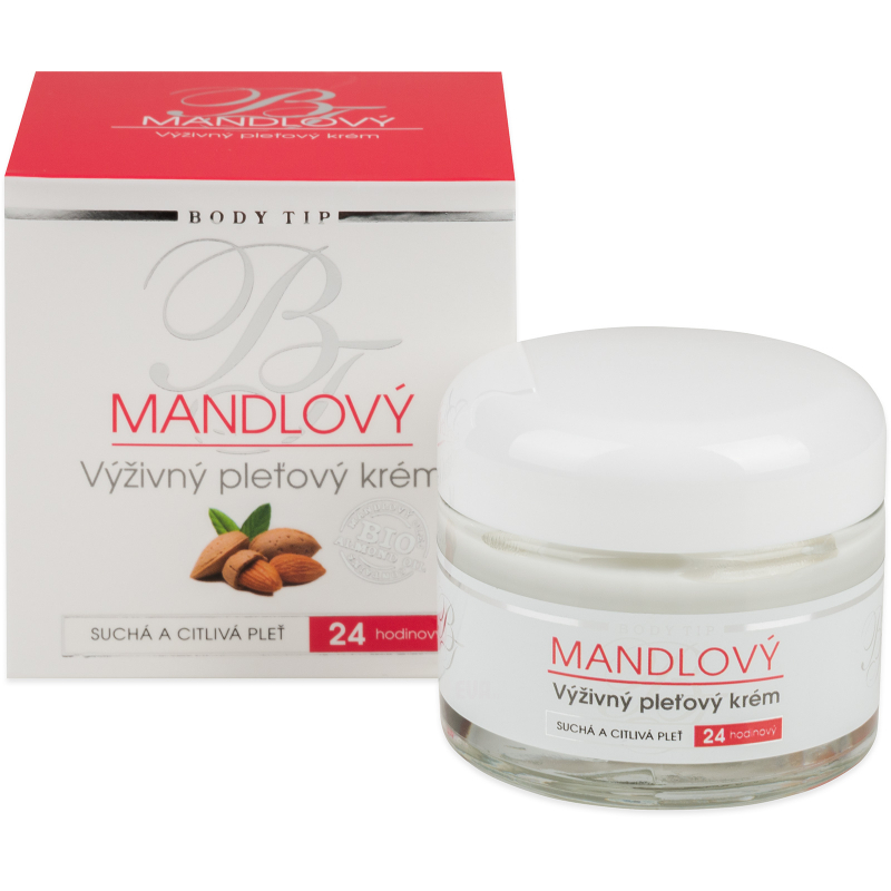Krém BODY TIP výživný s madlovým olejem, suchá a citlivá pleť 50 ml