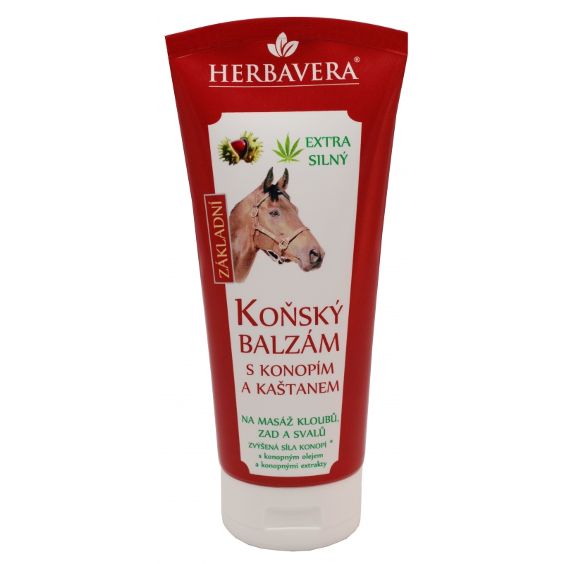 Koňský balzám s konopím HERBAVERA 200 ml
