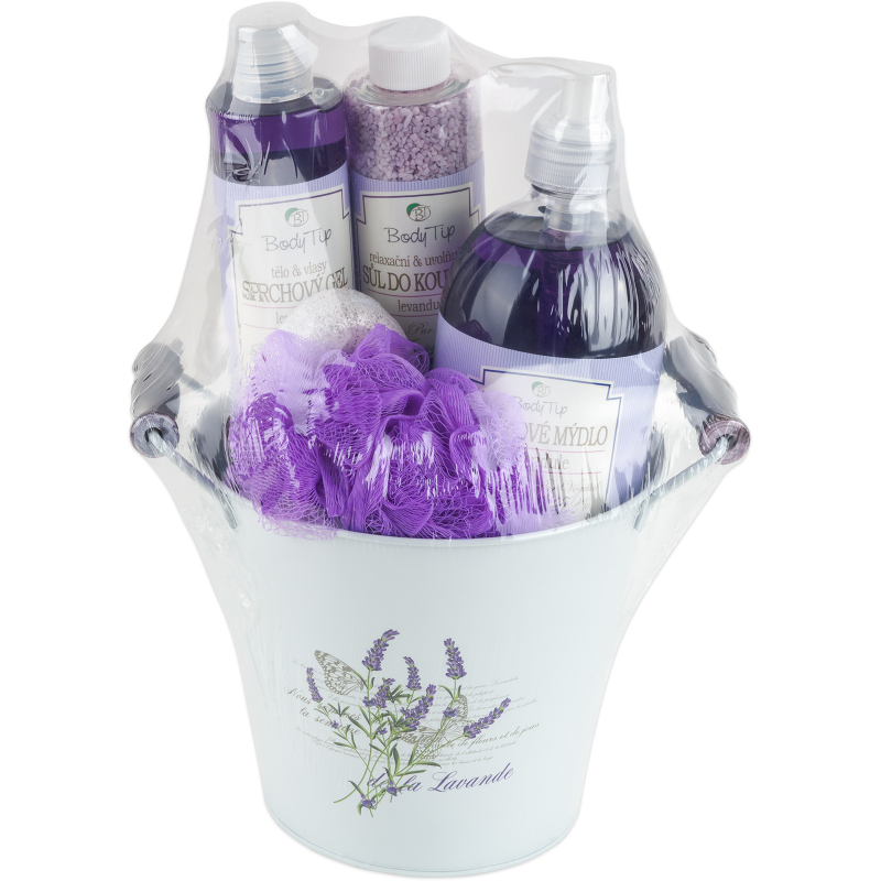 Set BODY TIP Levandule /SPG 250 ml + sůl 250 g + mýdlo 500 ml/