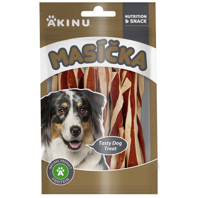 AKINU Jehněčí twister pro psy 75 g
