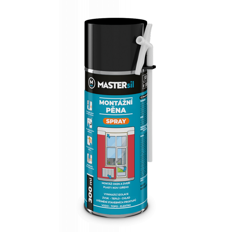 Pěna PU 300ml trubičková Mastersil