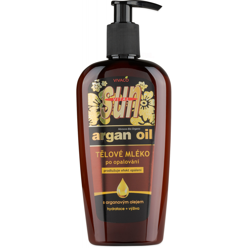 SUN arganové tělové mléko po opalování 300 ml