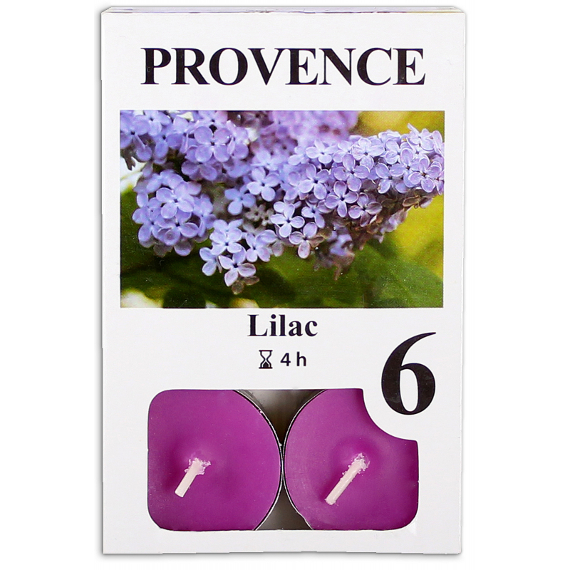 6x svíčka čajová Provence ŠEŘÍK
