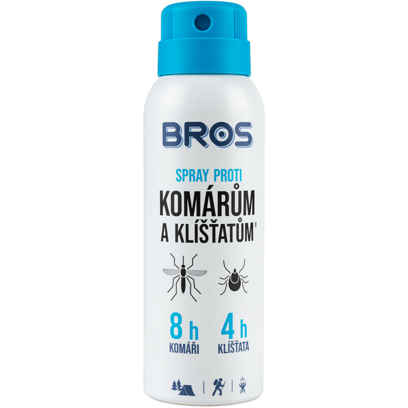 BROS repelent spray proti komárům a klíšťatům 90ml
