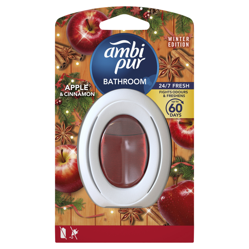 Ambi Pur osvěžovač do koupelny Apple & Cinnamon 8 ml