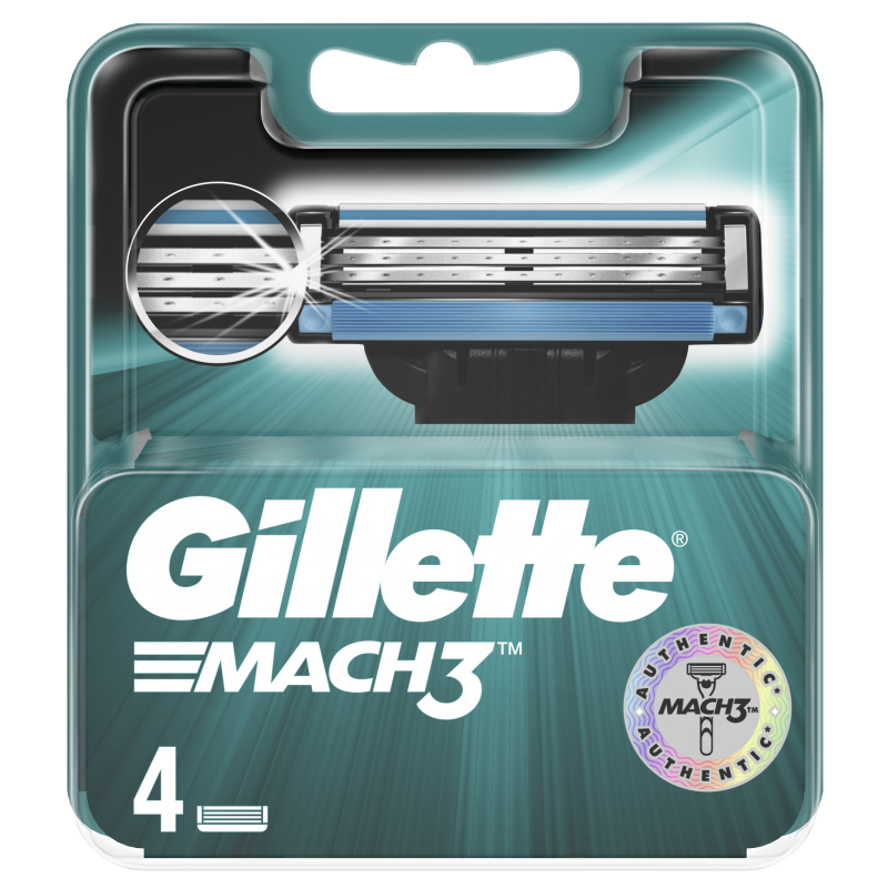 GILLETTE Mach3 hlavice 4 ks