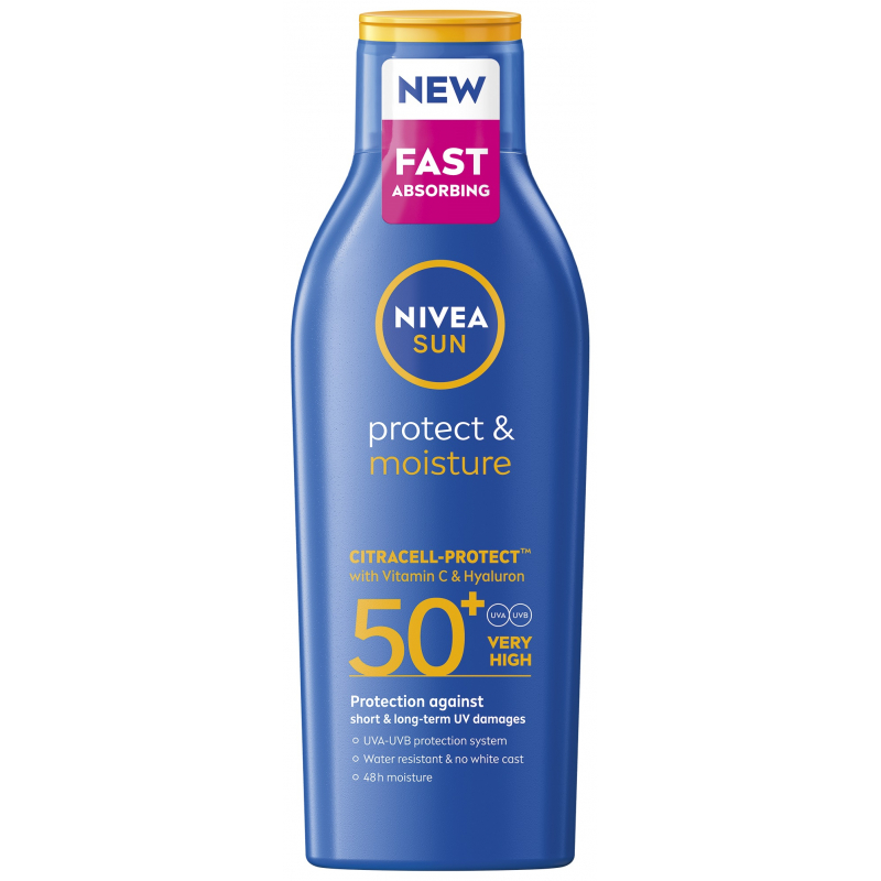 NIVEA SUN mléko hydratační na opal. OF50+ 200 ml