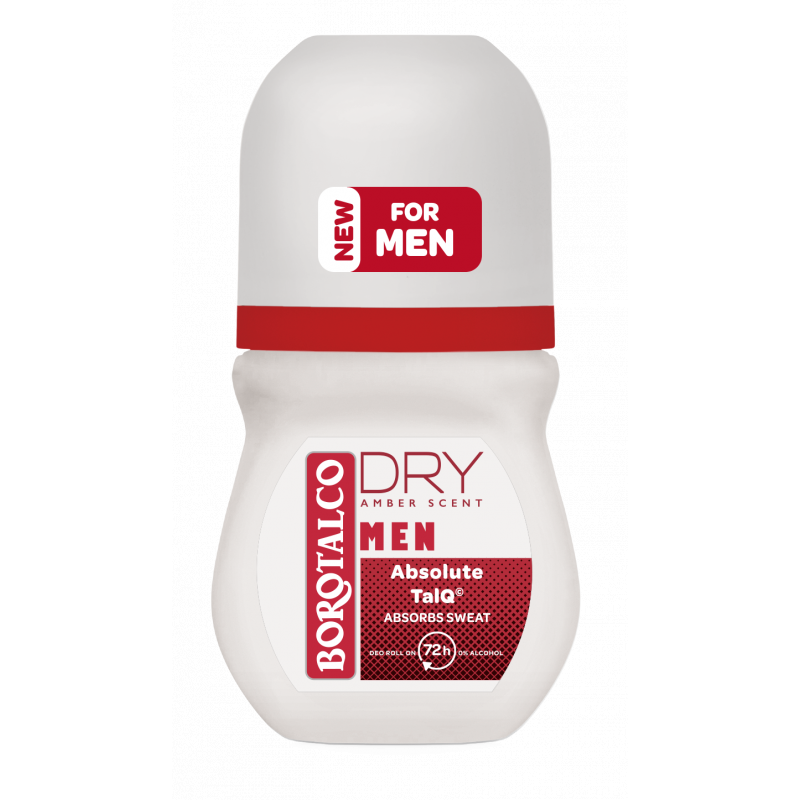 BOROTALCO MEN deo roll on Dry Amber 50 ml