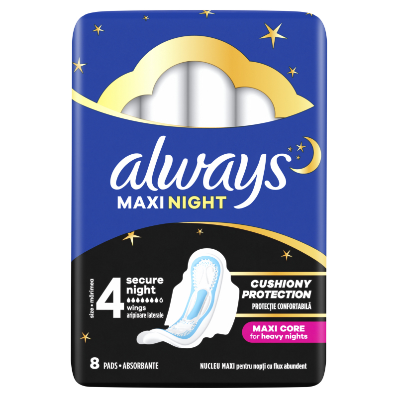 Vlo�ky ALWAYS Maxi Night 8 ks