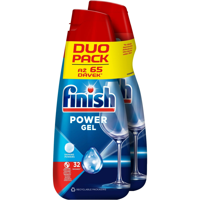 FINISH Power Gel 2 x 650 ml