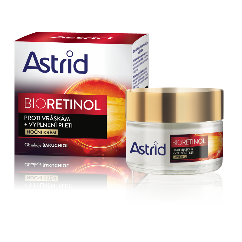 Kr�m ASTRID Bioretinol proti vr�sk�m no�n� 50 ml
