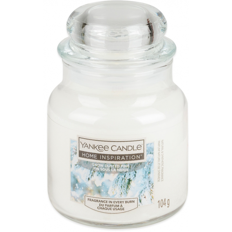 Svíčka YANKEE CANDLE Snow Dusted Pine 104 g