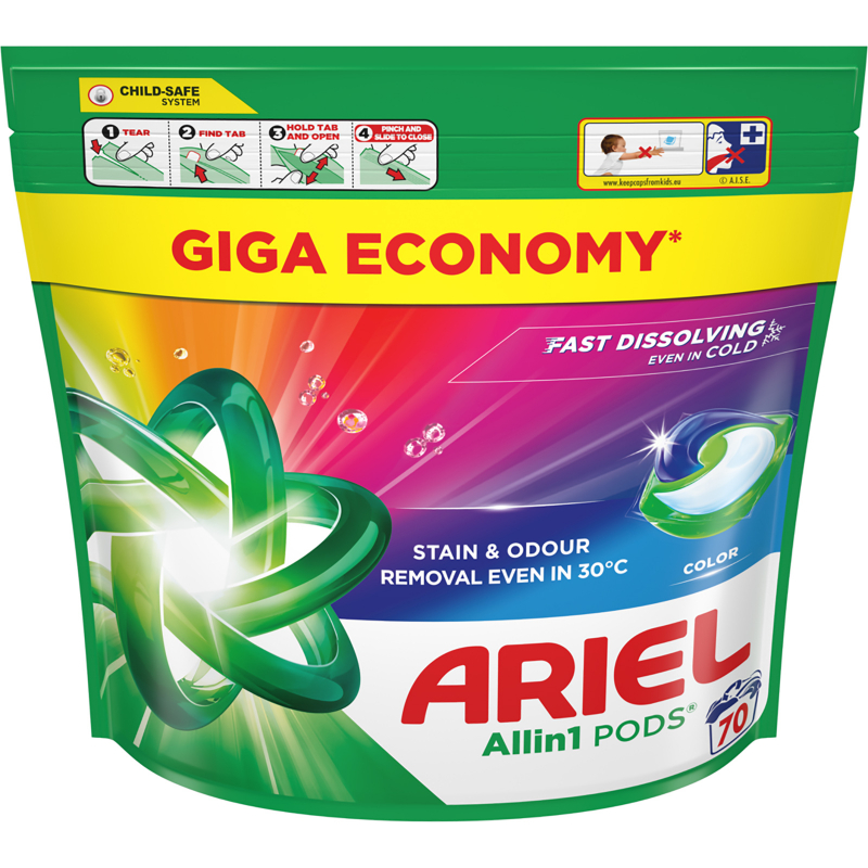 ARIEL All in 1 gelov� kapsle 70 ks Color