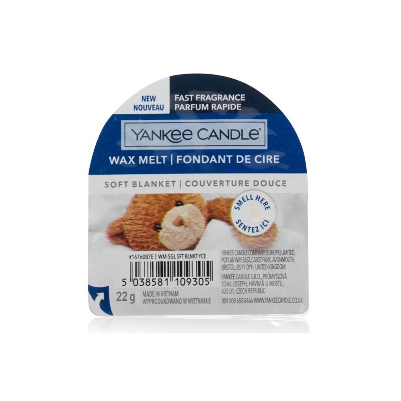 Vosk YANKEE CANDLE Soft Blanket 22 g