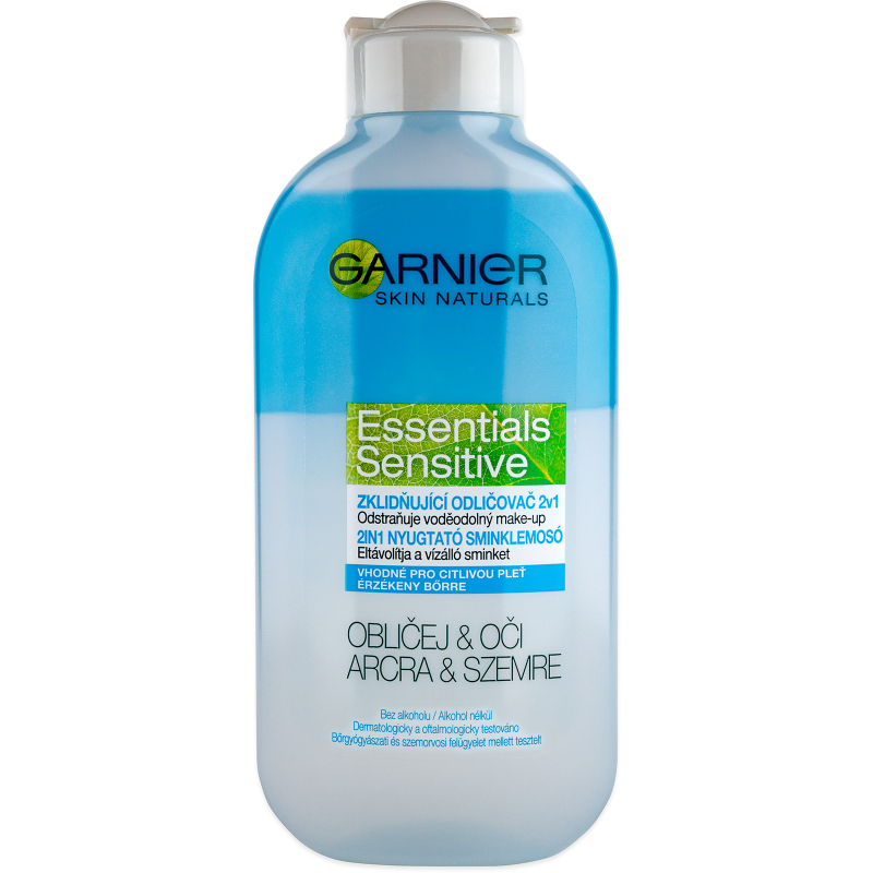 GARNIER Skin Naturals Sensitive zklid�uj�c� odli�ova� 2v1 200 ml