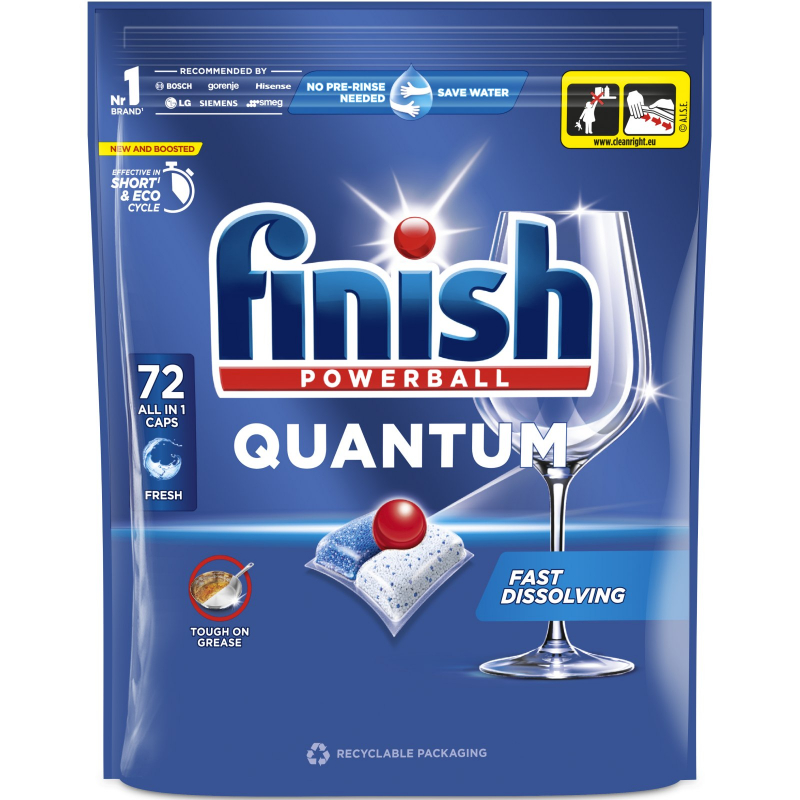 FINISH Quantum All in 1 tablety Fresh 72 ks
