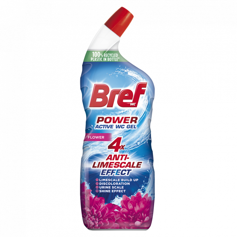WC BREF Power Active gel Flower 750 ml