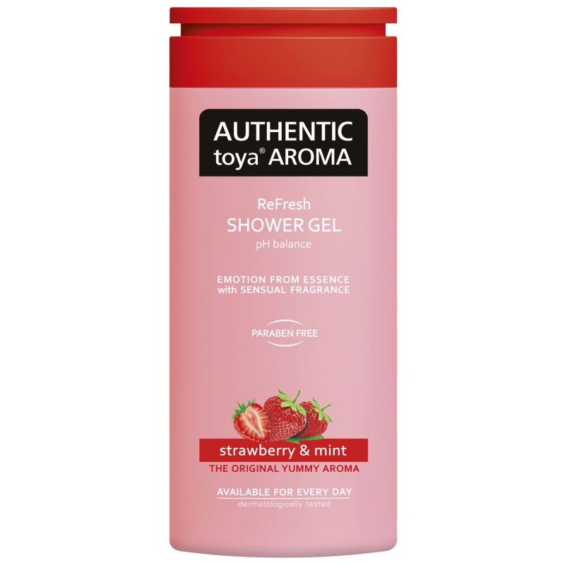 Sprchový gel AUTHENTIC AROMA Strawberry & Mint 400 ml